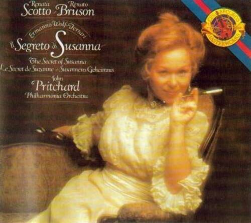 Renata Scotto  
Ermanno Wolf-Ferrari  
Il Segreto di Susanna  
The Secret of Susanna  
Le Secret de Susanna  
Susannens Geheimnis  
John Pritchard  
Philharmonia Orchestra
