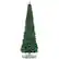 Front. Costway - 7Ft PVC Artificial Pencil Christmas Tree Slim Stand - Green.