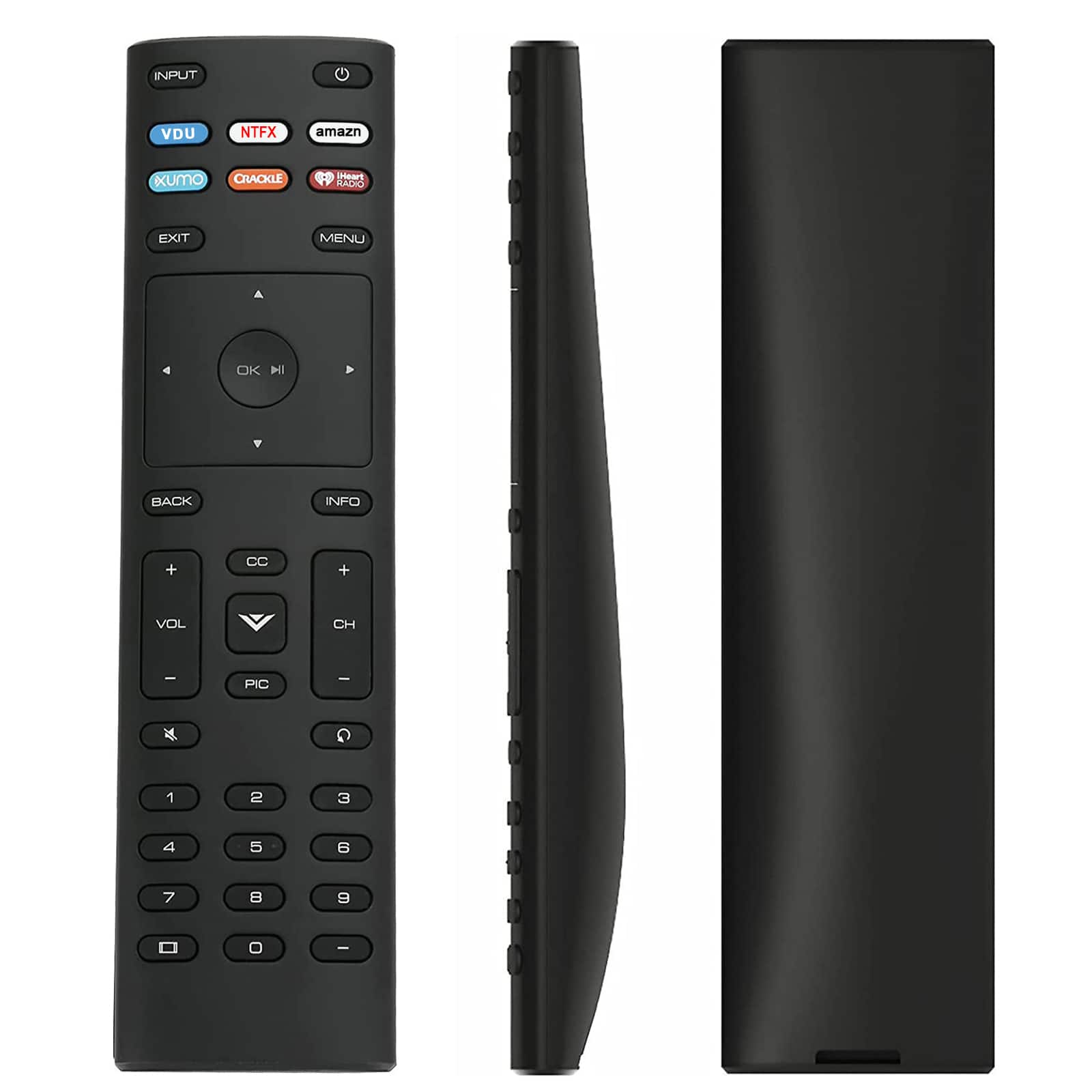 ZdalaMit - NEW  XRT136 Replacement Remote Control fit for VIZIO Smart TV - Black