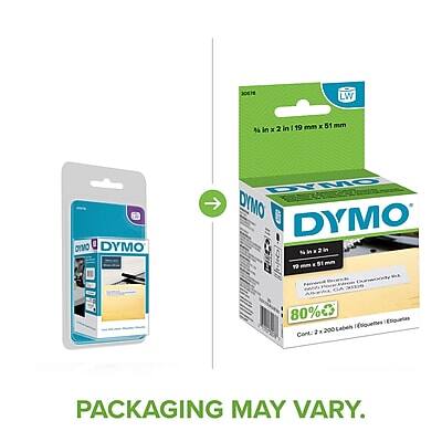 J0178 LW in 1 19 mm x 51 mm in x 2 onO DYMO DYMO DYMO DYMO in 19 80% Labels tiquettes 2 * 200 Cant PACKAGING MAY VARY.