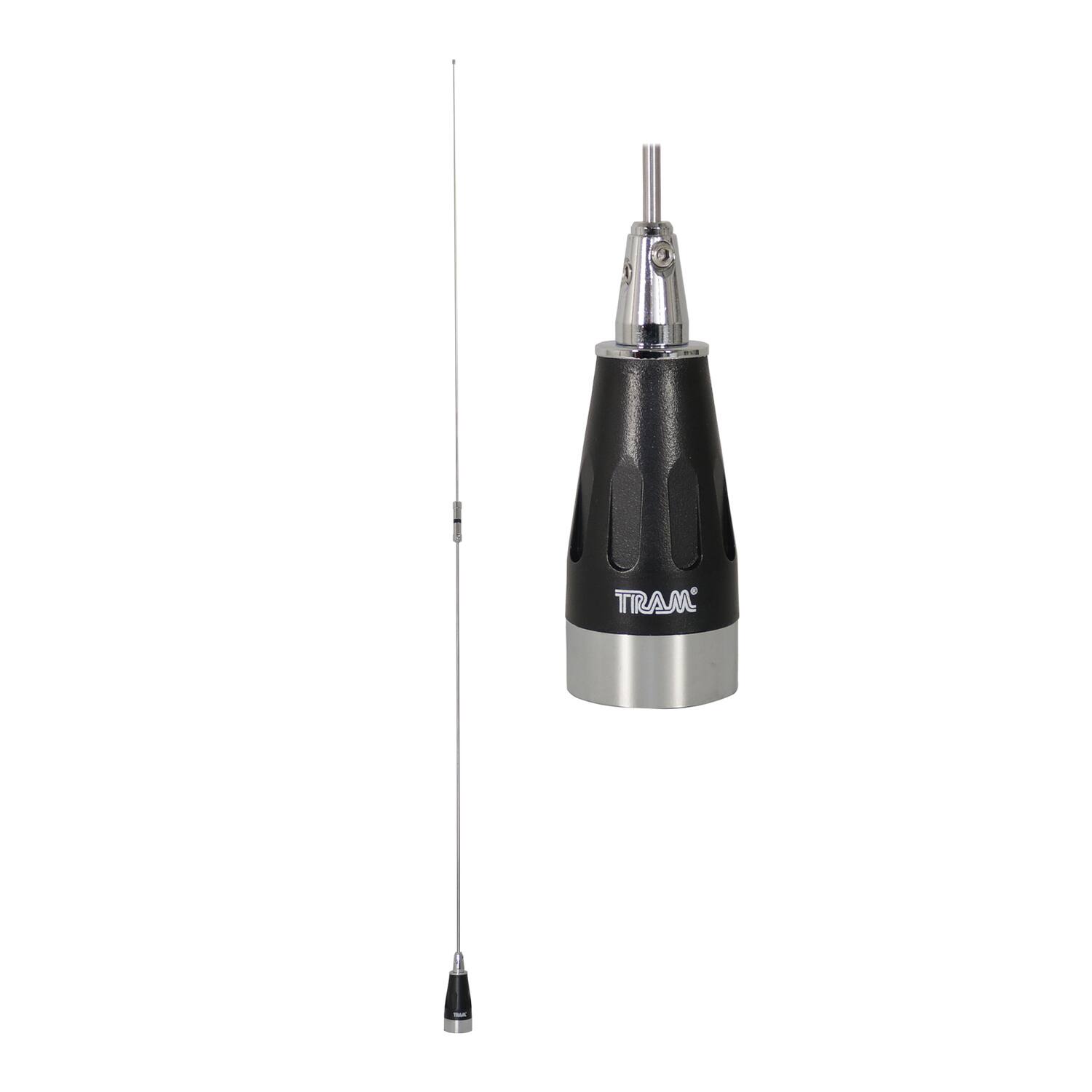Front. Tram - Tram 1159-wb 136 Mhz To 174 Mhz Pretuned Gain Antenna - Silver.