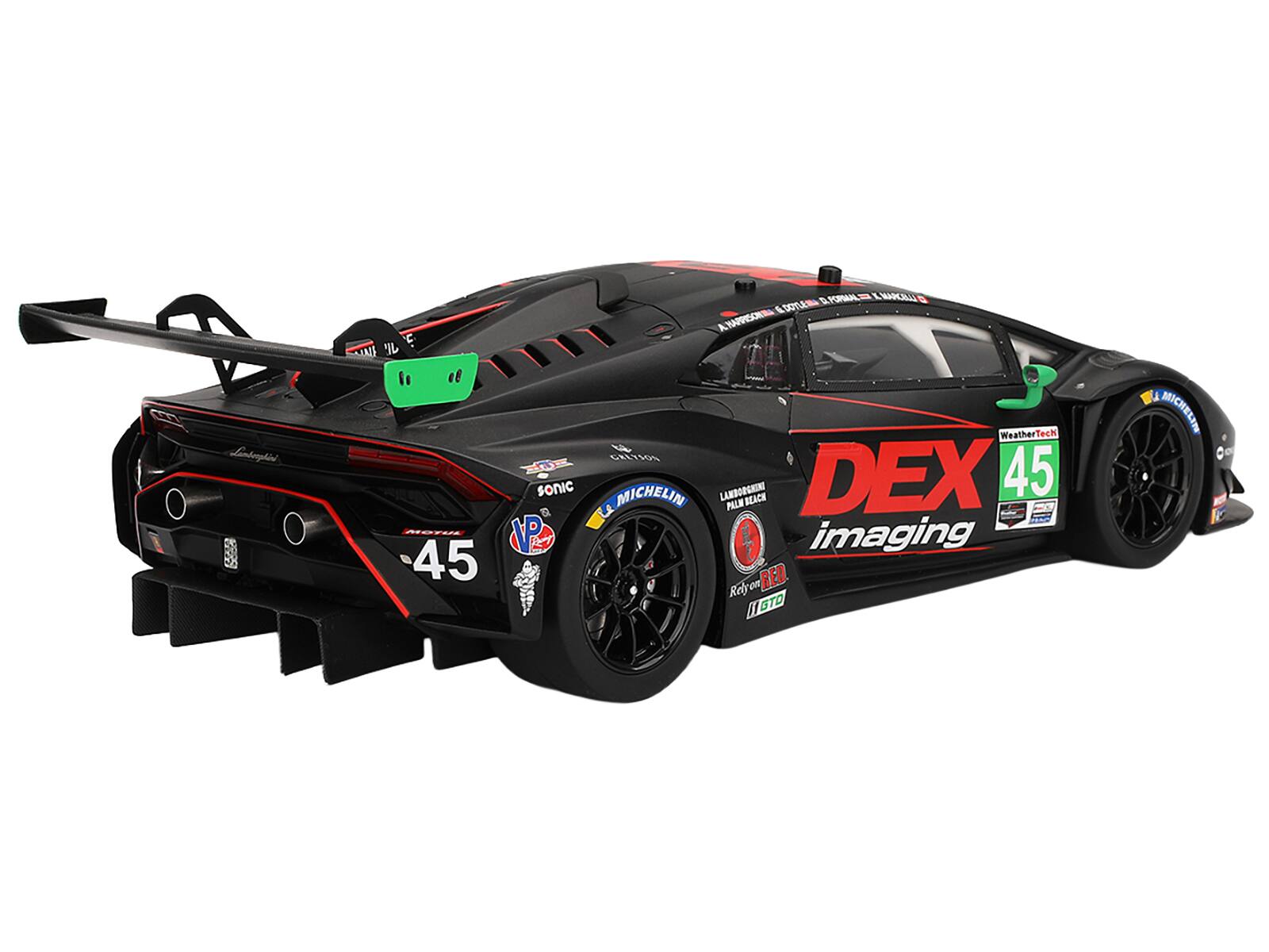 Sure, here is the corrected and grouped text from the image:

- DEX imaging
- 45
- WeatherTech
- MICHELIN
- LAMBORGHINI
- PAUL BEACH
- SONIC
- VP Racing Fuels
- Redline
- GTO
- Chevrolet
- A. HARPERSON
- L. MICHELIN
- L. MICHELIN
- L. MICHELIN
- L. MICHELIN
- L. MICHELIN
- L. MICHELIN
- L. MICHELIN
- L. MICHELIN
- L. MICHELIN
- L. MICHELIN
- L. MICHELIN
- L. MICHELIN
- L. MICHELIN
- L. MICHELIN
- L. MICHELIN
- L. MICHELIN
- L. MICHELIN
- L. MICHELIN
- L. MICHELIN
- L. MICHELIN
- L. MICHELIN
- L. MICHELIN
- L. MICHELIN
- L. MICHELIN
- L. MICHELIN
- L. MICHELIN
-