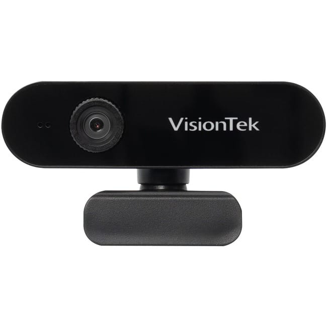 Visiontek - VTWC30 Webcam - 1080p - 30 fps - USB 2.0 - 1920 x 1080 Video - CMOS Sensor - Manual Focus - Microphone