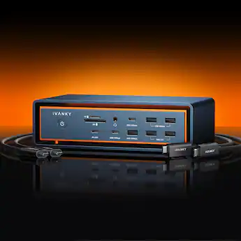 iVANKY FusionDock Max 2 Thunderbolt 5 Docking Station 23 in 1 iVANKY FusionDock Max 2 Thunderbolt 5 Docking Station 23 in 1