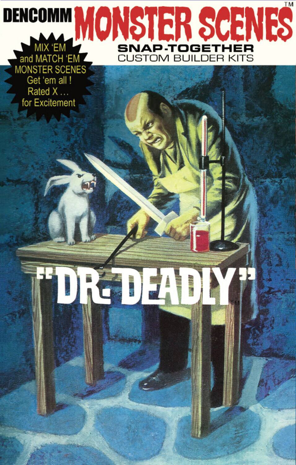 DENCOMM - Monster Scenes S1 - 1:13 Scale Model Kit - Dr. Deadly: 55th Anniversary Limited Edition - COLLECTIBLES