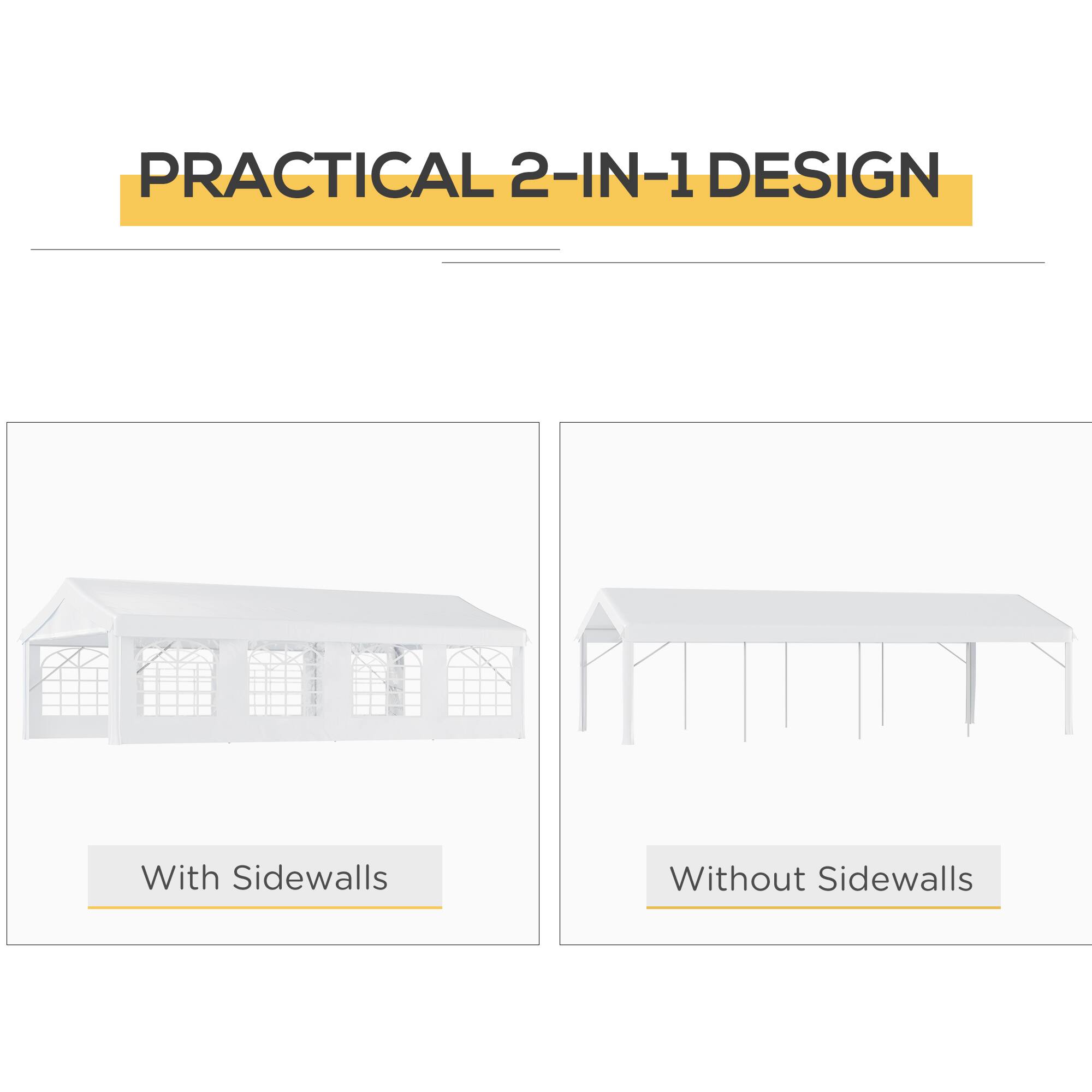 PRACTICAL 2-IN-1 DESIGN

With Sidewalls
Without Sidewalls
