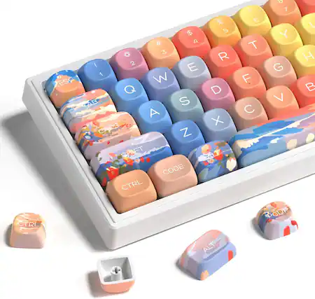 $ # 4 @ 3 2 1 ESC W Q A S D X C V B Z SHIFT CODE CTRL % 5 6 T Y G H CTRL PGU ALT