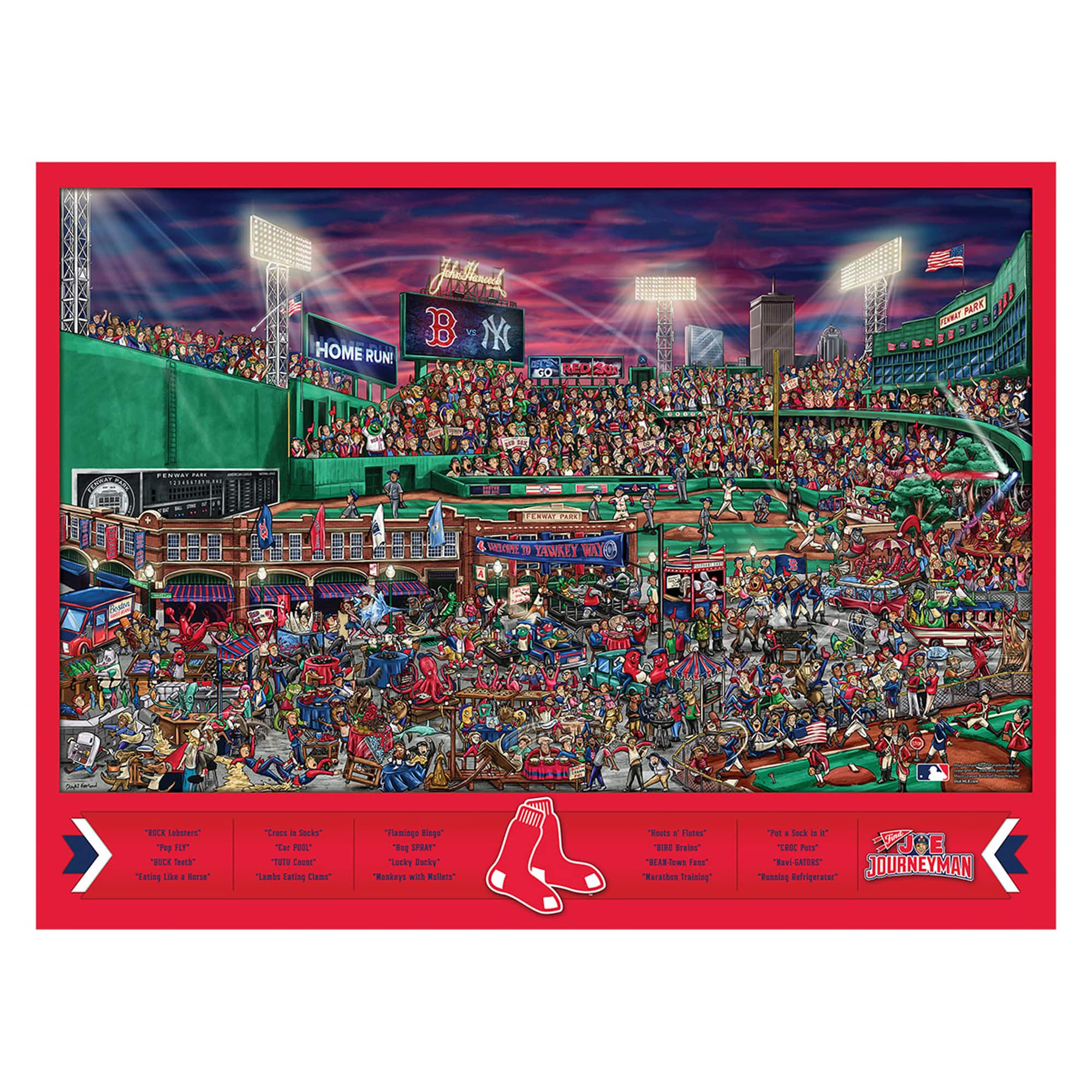 YouTheFan - 500-Piece Joe Journeyman Puzzle - Multicolor price history on PriceWatchPro