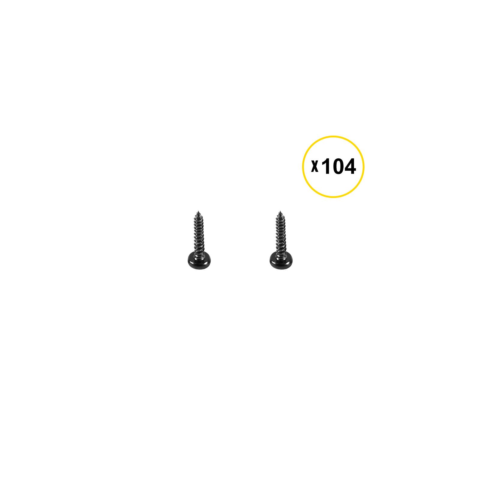 Alt View 5. VEVOR - Deck Balusters, 26 Pack Metal Deck Spindles, 32.25"x1" Staircase Baluster with Screws, Aluminum Alloy Deck Railing - Black.