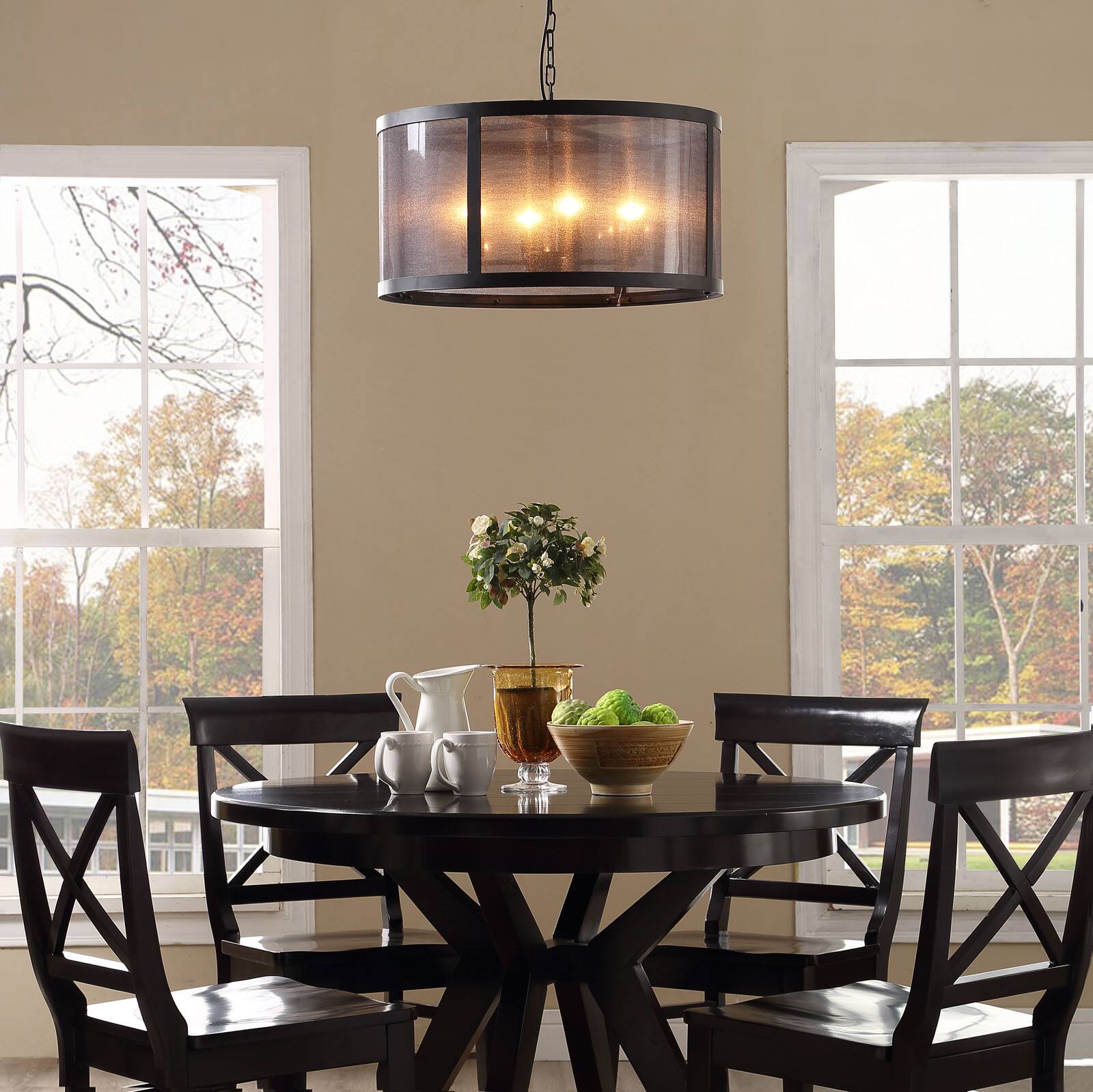 Front. Modway - Frost Chandelier by Modway - Black.