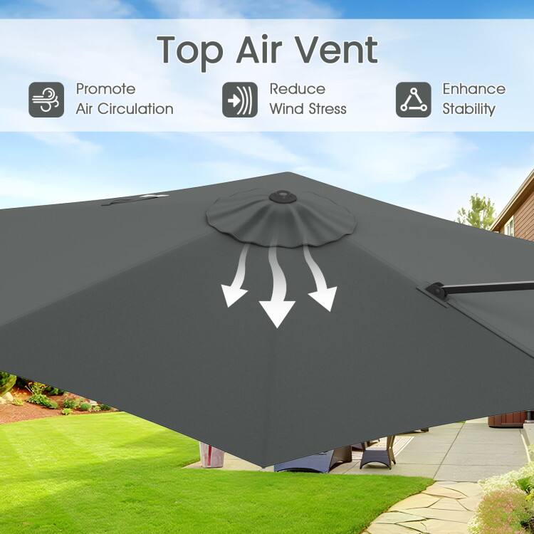 Top Air Vent

- Promote Air Circulation
- Reduce Wind Stress
- Enhance Stability