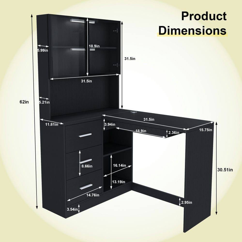 Product Dimensions

- Height: 62in
- Width: 31.5in
- Depth: 18.9in
- Drawer Height: 3.94in
- Drawer Width: 11.81in
- Drawer Depth: 14.76in
- Shelf Height: 5.21in
- Shelf Width: 31.5in
- Shelf Depth: 18.9in
- Bottom Shelf Height: 5.99in
- Bottom Shelf Width: 31.5in
- Bottom Shelf Depth: 18.9in
- Bottom Shelf Height: 2.36in
- Bottom Shelf Width: 15.75in
- Bottom Shelf Depth: 8.66in
- Bottom Shelf Height: 16.14in
- Bottom Shelf Width: 30.51in
- Bottom Shelf Depth: 13.19in
- Bottom Shelf Height: 2.95in
- Bottom Shelf Width: 3.54in
