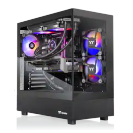 Thermaltake - LCGS View u2670-270 Gaming Desktop Intel Core Ultra 7 265KF, 32GB Memory, NVIDIA GeForce RTX 5070, 1TB SSD NVMe M.2 - Black