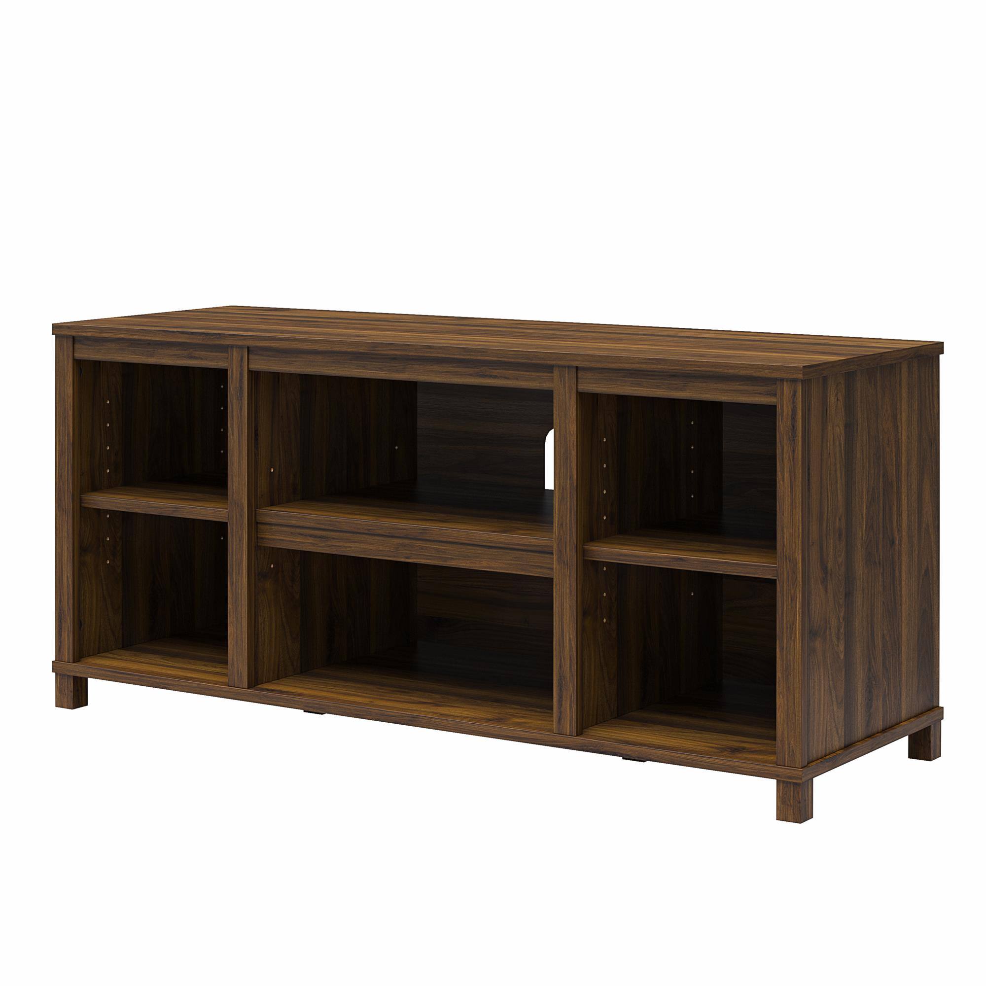 Left. APRILSOUL - Parsons TV Stand for TVs up to 50 Inch - Walnut.