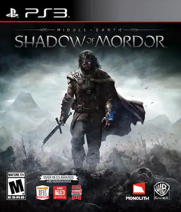 Front. WB Games - Middle-earth: Shadow of Mordor. - M (Mature 17+)