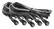 Front. Directed Electronics - Super-Bright Blue LEDs (5-Pack) - Black.