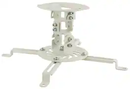 Mount-It! - Universal Projector Ceiling Mount with Full Motion and Quick-Release System for Most Projectors - White