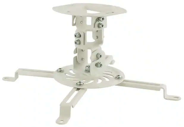 Front. Mount-It! - Universal Projector Ceiling Mount with Full Motion and Quick-Release System for Most Projectors, White - White.