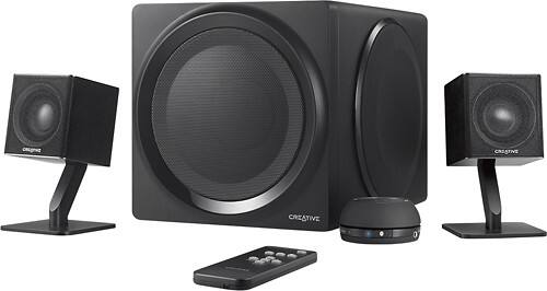 Alt View Standard 1. Creative - T4 2.1-Channel Wireless Bluetooth Digital Speaker System - Black.