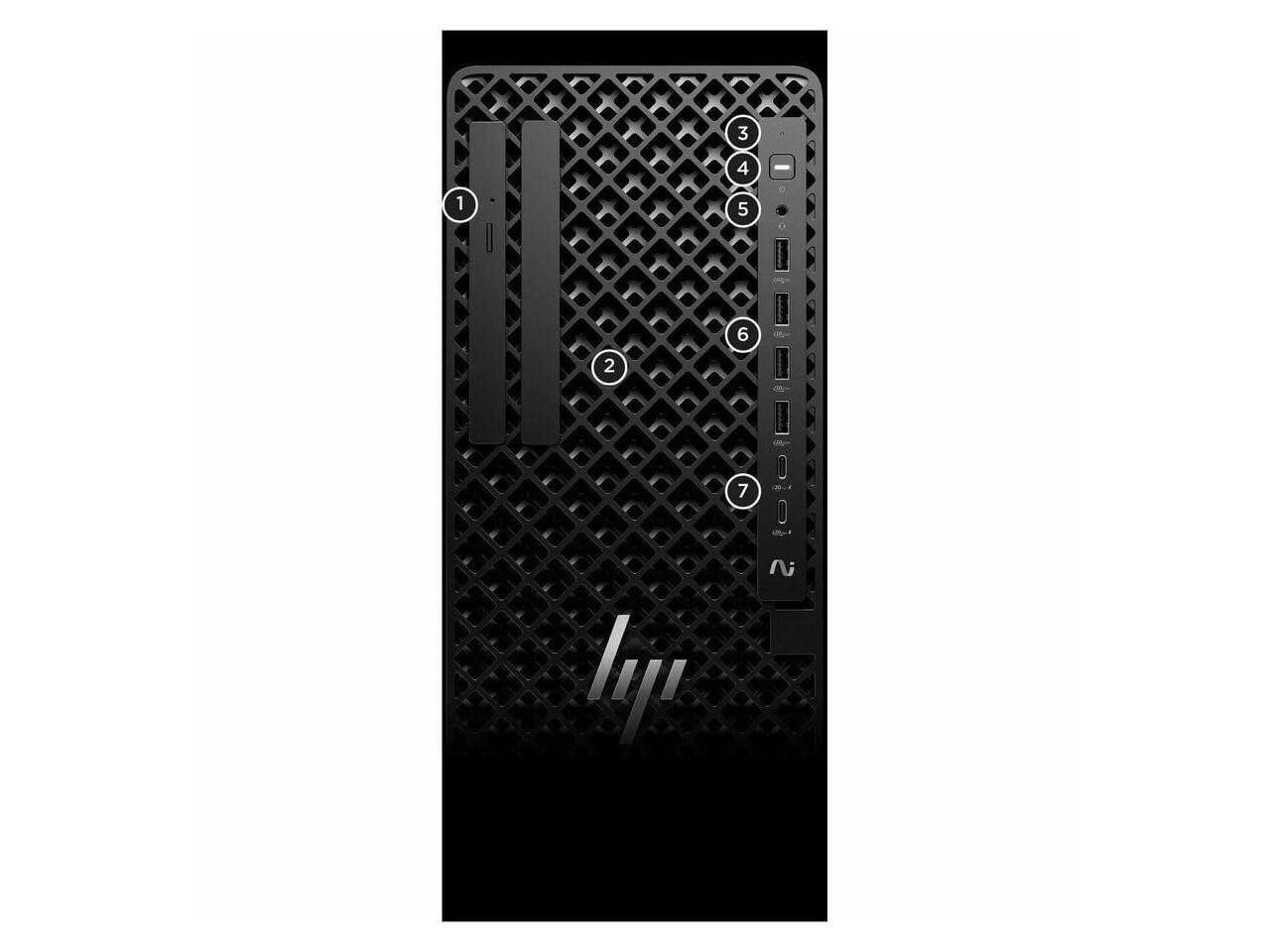 HP Z1 G1i Desktop Intel Ultra 7 265 64GB 1TB SSD Q870 Win 11 Pro