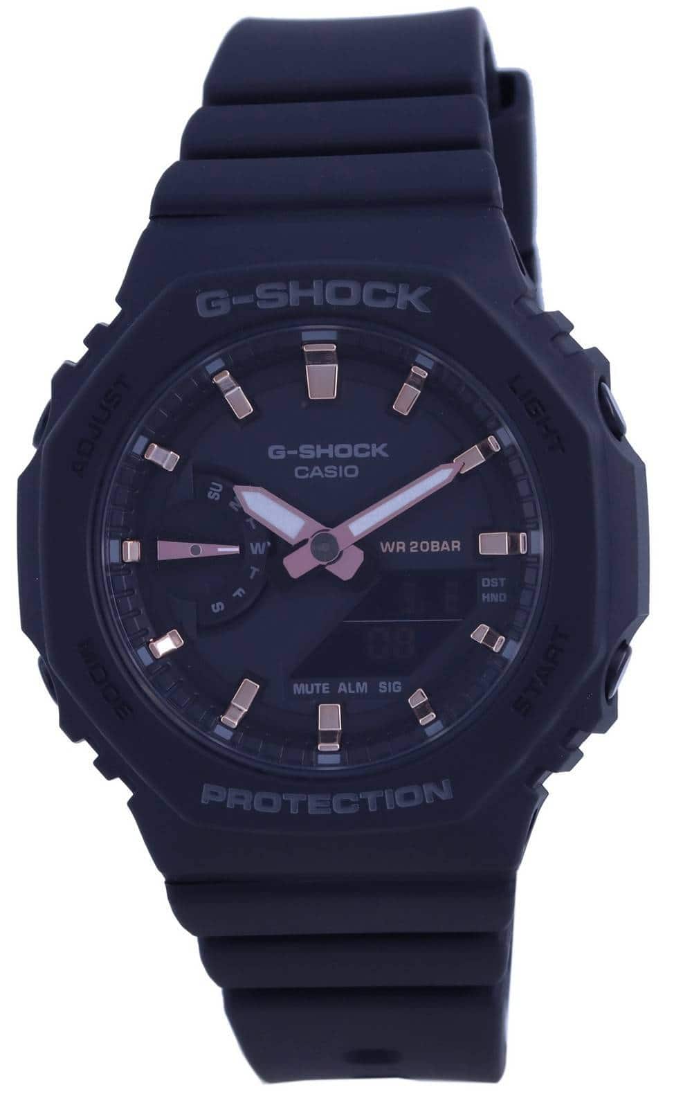 Casio - G-Shock Mini Casioak Analog Digital GMA-S2100-1A GMAS2100-1 200M Women's Watch - Black