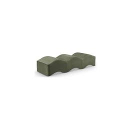 Meridian Furniture - Wave Velvet Bench - Green