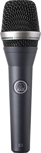 Front Standard. AKG - Condenser Vocal Microphone - Matte Gray-Blue.
