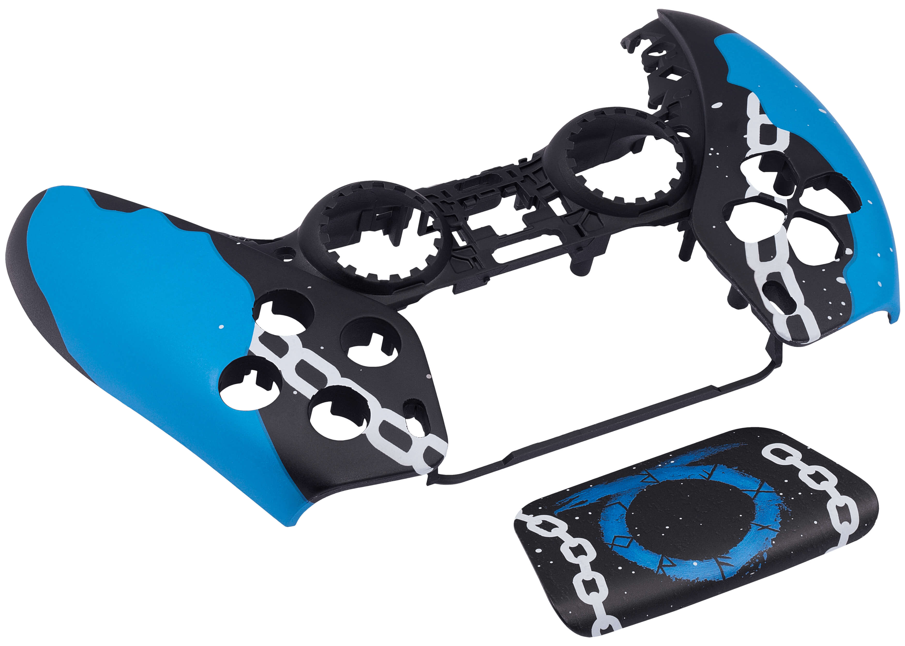 Alt View 1. MobileSentrix - God of War - PlayStation 5 PS5 Compatible Controller Top Faceplate.