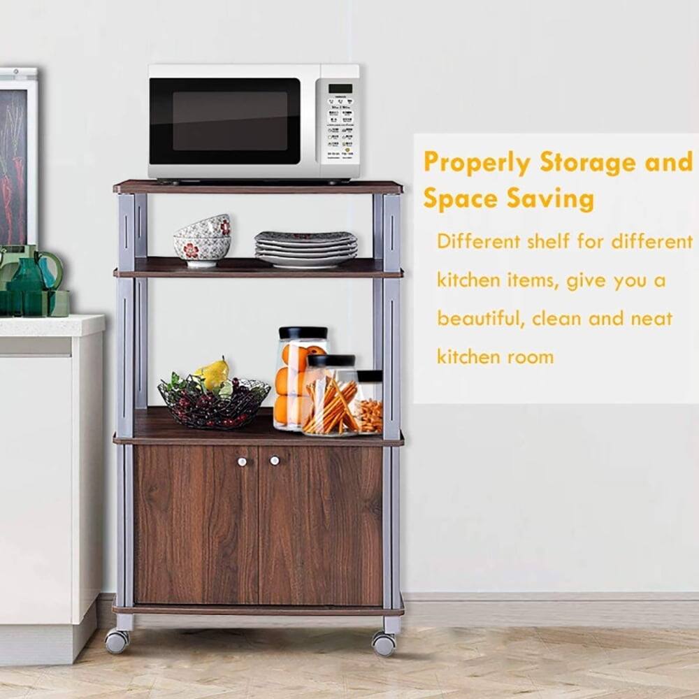 Properly Storage and Space Saving  
Different shelf for different kitchen items, give you a beautiful, clean and neat kitchen room