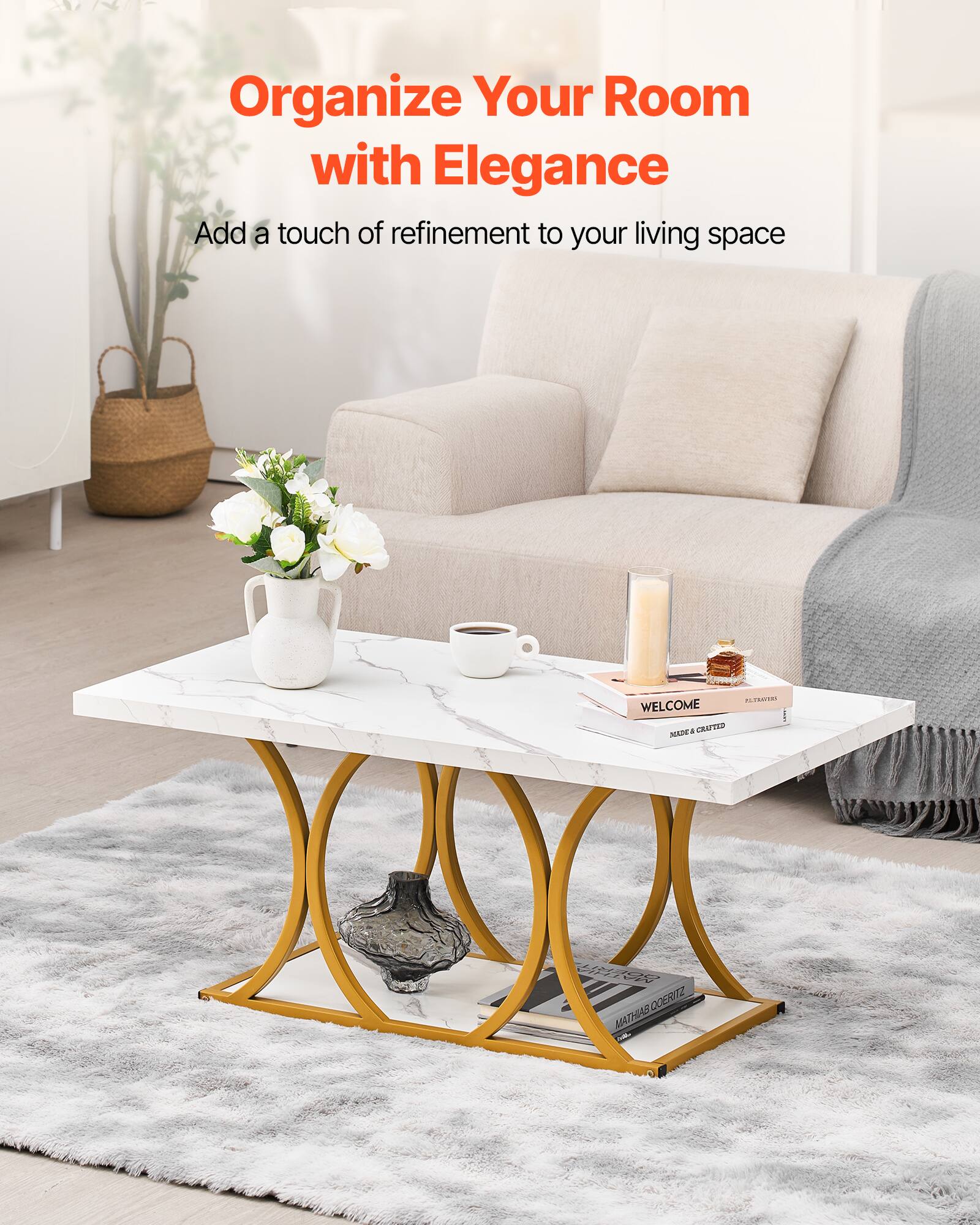 Organize Your Room with Elegance  
Add a touch of refinement to your living space