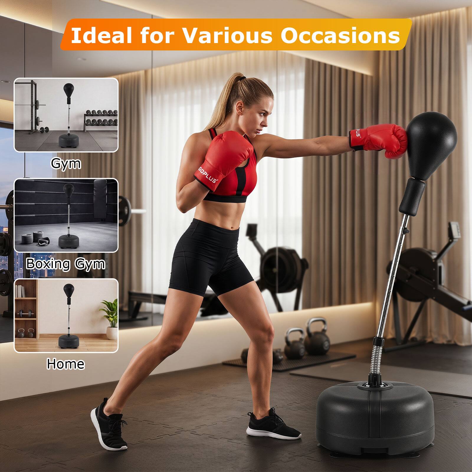 Ideal for Various Occasions

Gym

Boxing Gym

Home