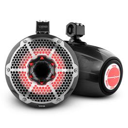 DS18 Audio - NXL 10" Neodymium Loudspeaker with RGB LED Lights, Bullet and Grille (Pair), 300W RMS 4-Ohm