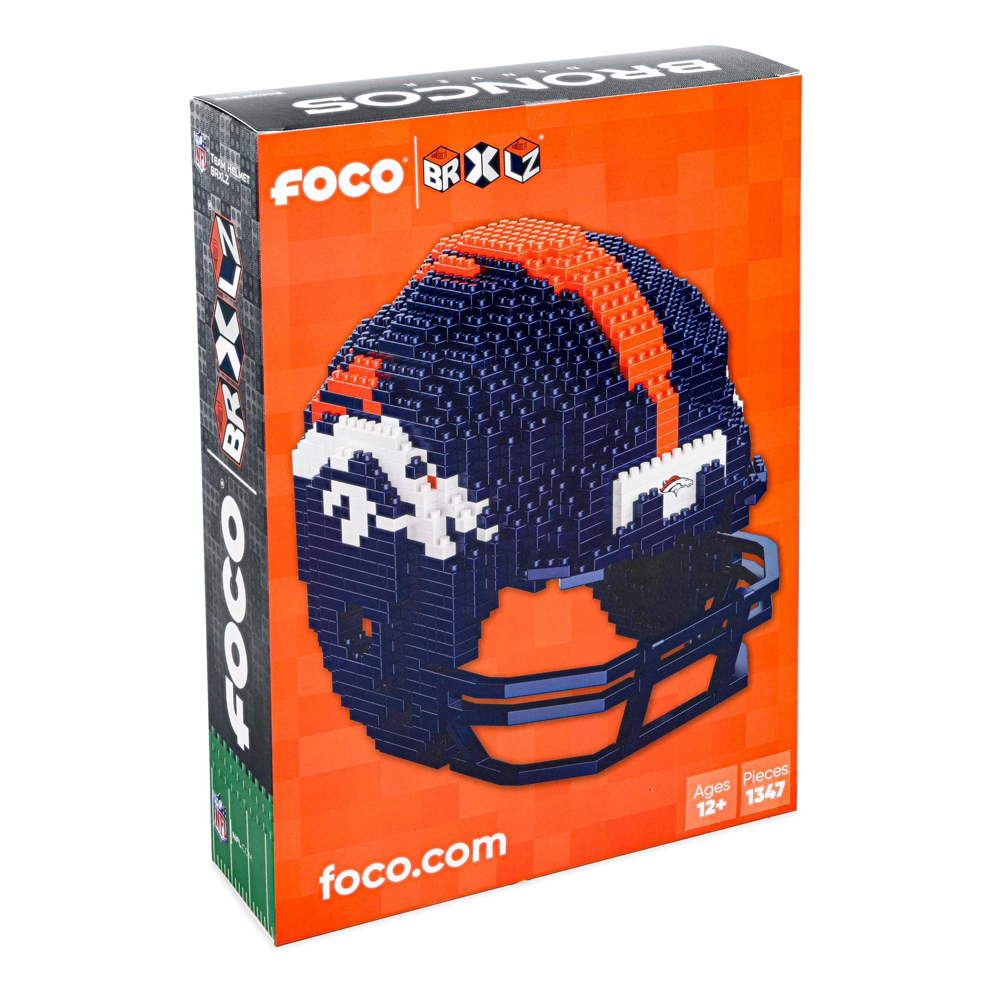 BRONCOS  
FOCO  
BRXLZ  
Ages 12+  
Pieces 1347  
foco.com