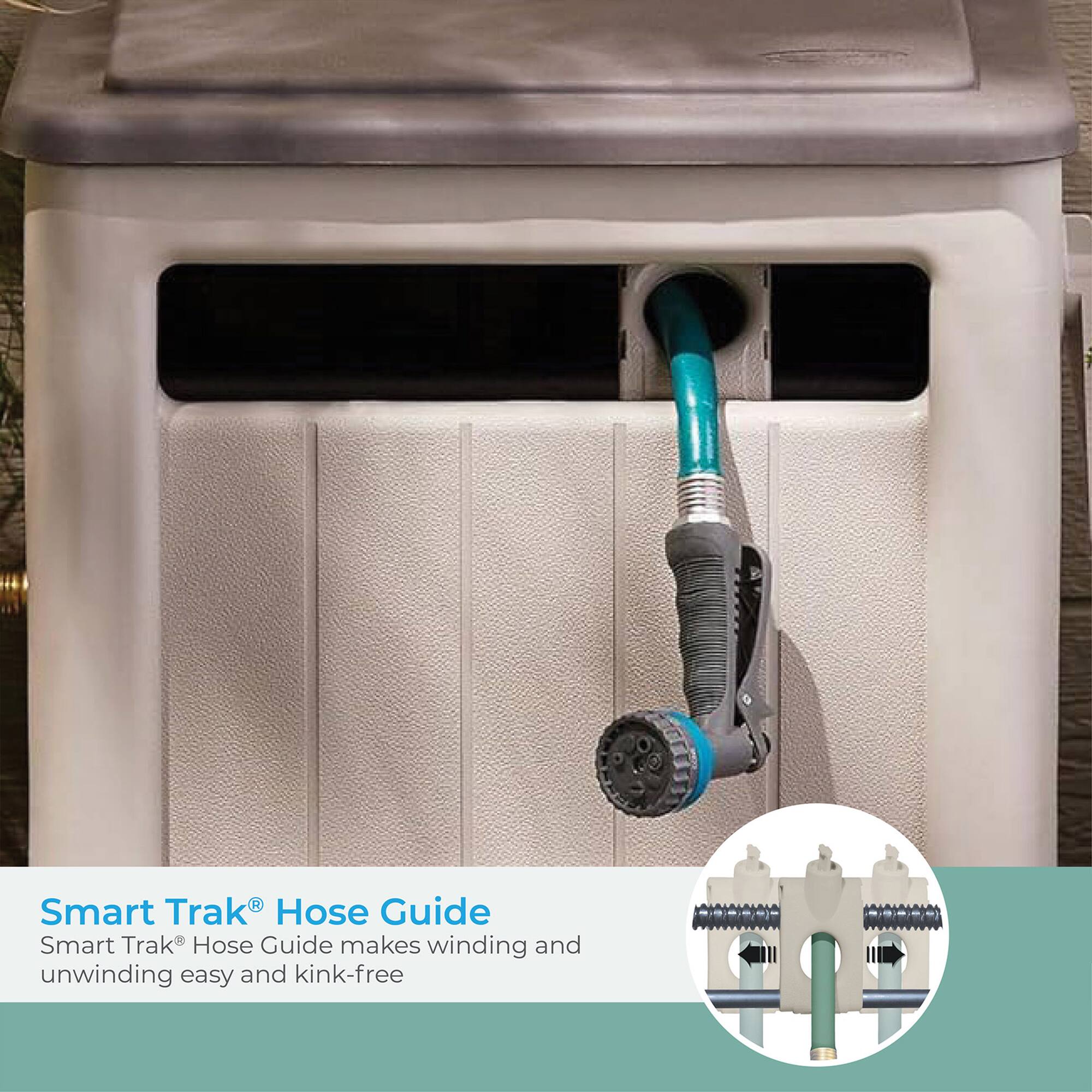 Smart Trak® Hose Guide  
Smart Trak® Hose Guide makes winding and unwinding easy and kink-free