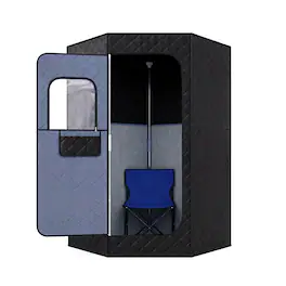 Costway - Portable Sauna Box for Home, Full Body Sauna Tent with Heated Foot Pad - Black