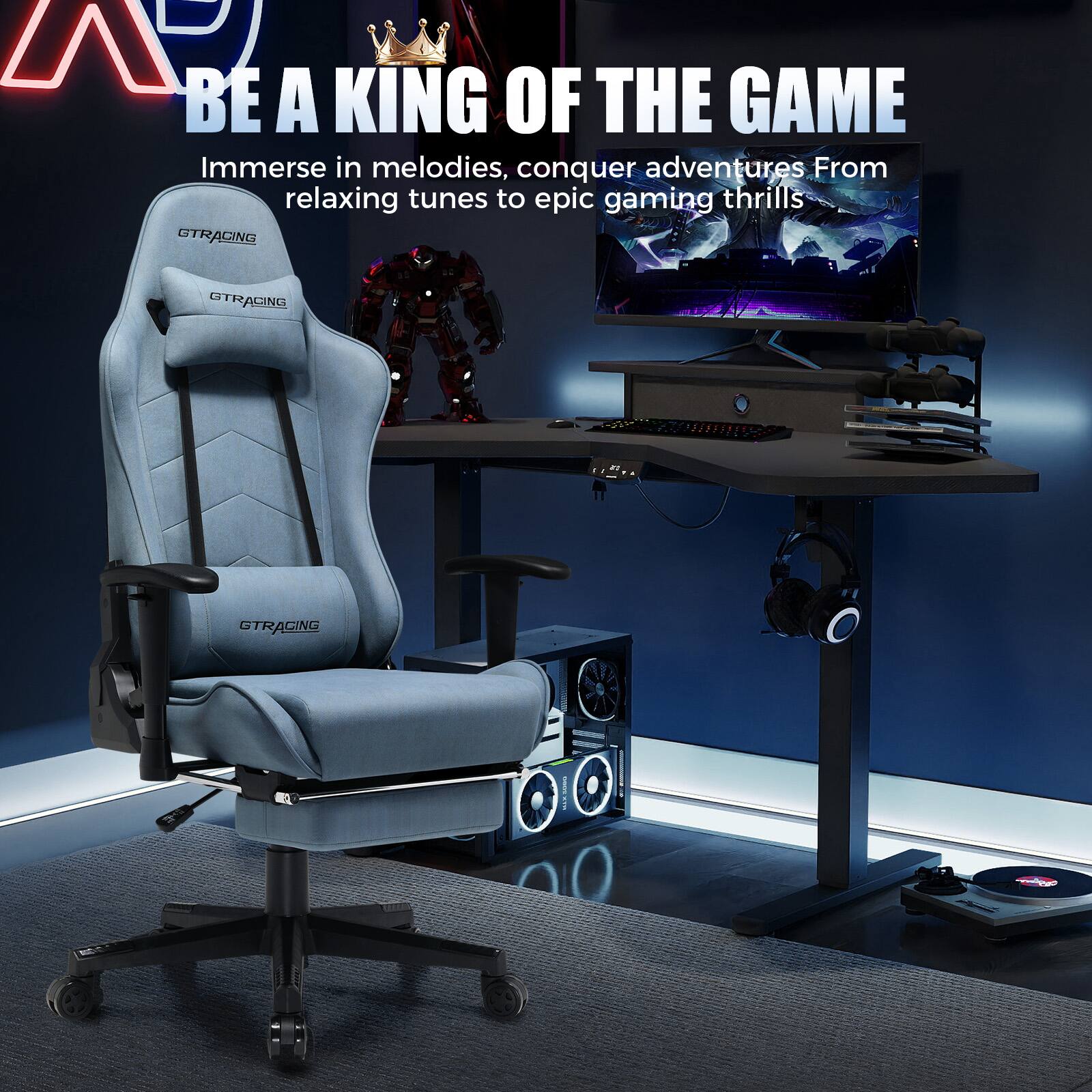 BE A KING OF THE GAME

Immerse in melodies, conquer adventures From relaxing tunes to epic gaming thrills