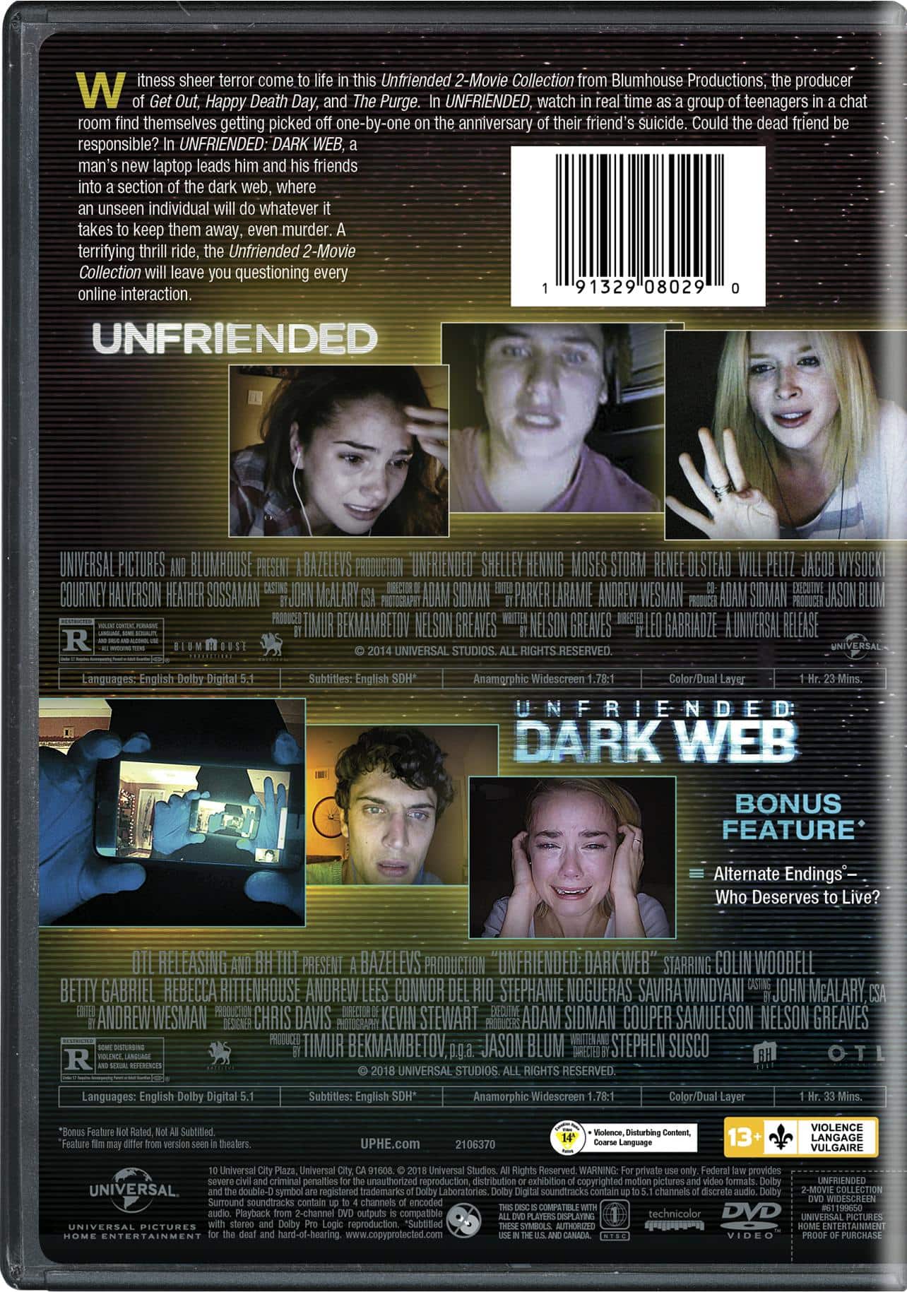 Customer Reviews: Unfriended: 2-Movie Collection [DVD] - Best Buy