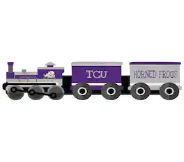 Fan Creations - TCU Horned Frogs 6'' x 24'' Train Cutout Sign - Multicolor
