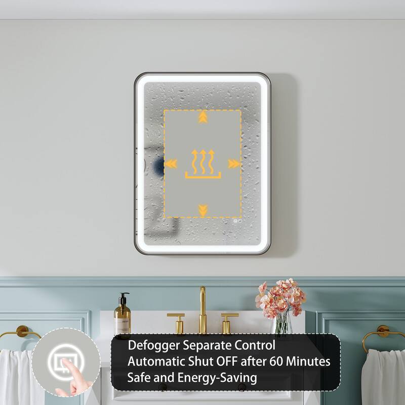 Defogger Separate Control Automatic Shut OFF after 60 Minutes Safe and Energy-Saving