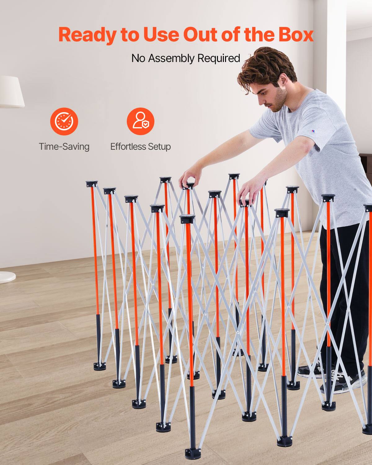 Ready to Use Out of the Box  
No Assembly Required  

Time-Saving  
Effortless Setup