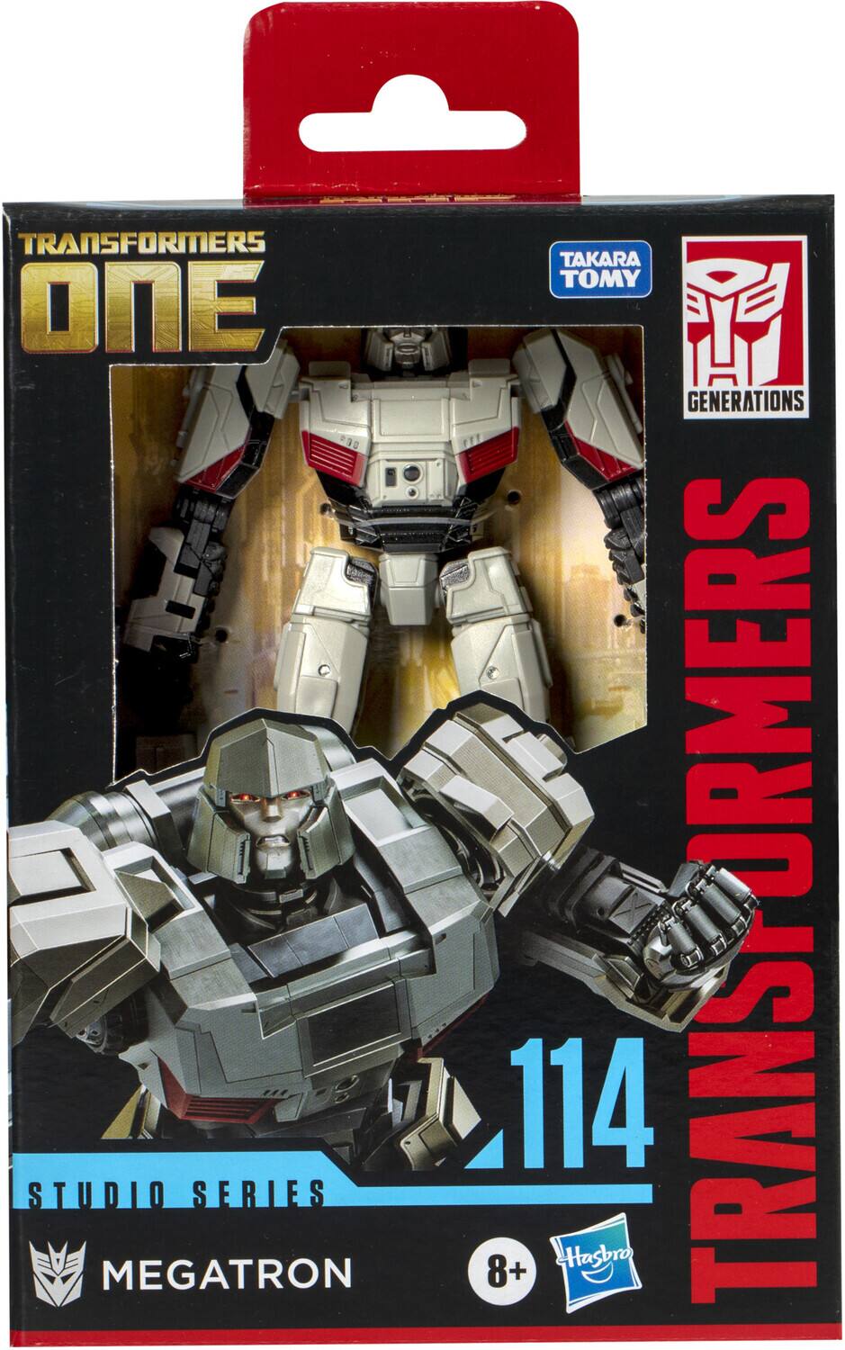 Transformers One 3 Studio Series Megatron Takara Tomy Generations 114 Trans 8+ Hasbro