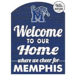 Jardine - Memphis Tigers 16'' x 22'' Marquee Sign - Blue