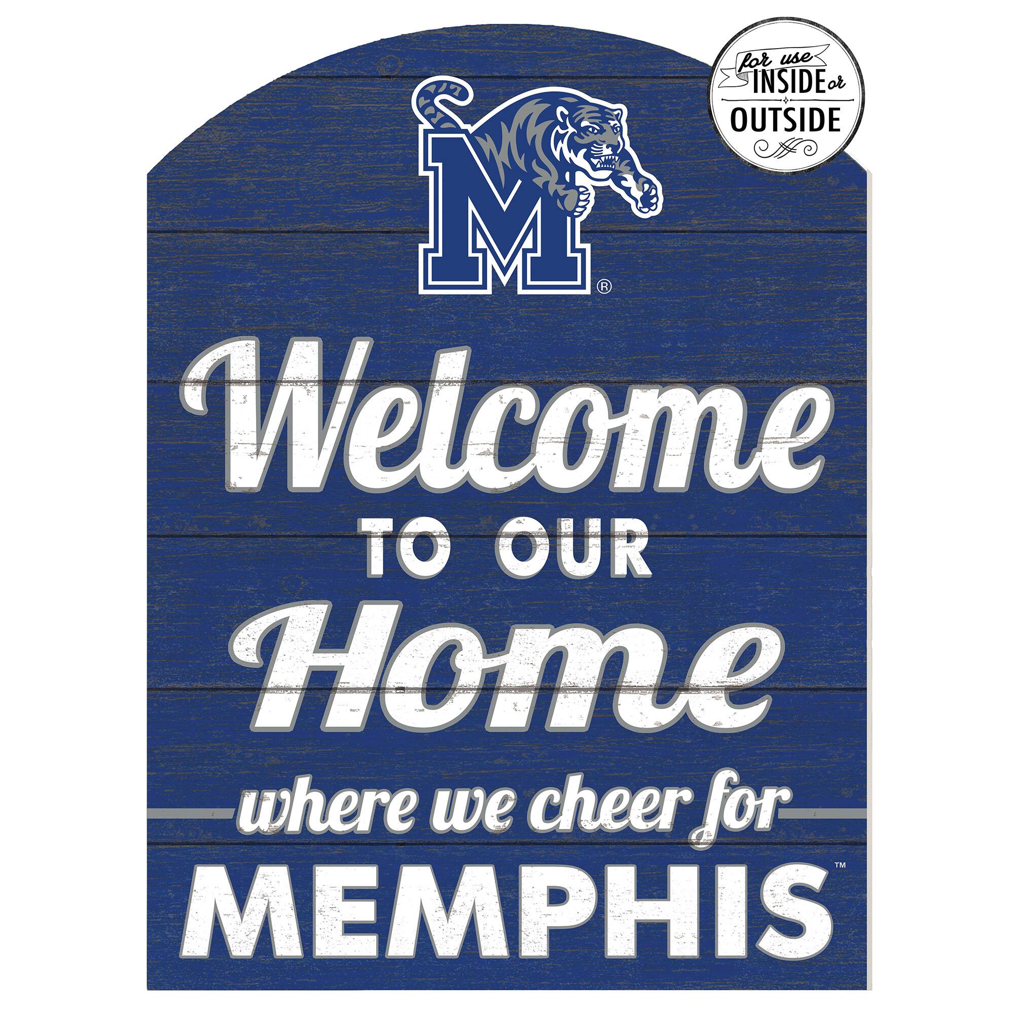 Memphis Tigers 16'' x 22'' Marquee Sign