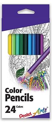 Color Pencils  
24 Colors  
Pentel Arts