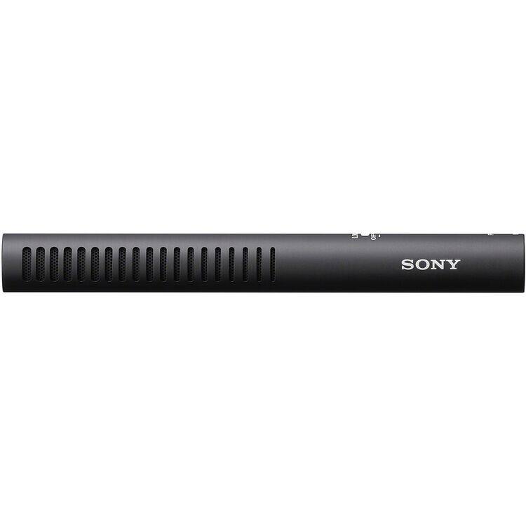 Alt View 5. Sony - Sony ECM-778 Compact Supercardioid Microphone + Cable Ties + Mic Cleaner + More - Black.