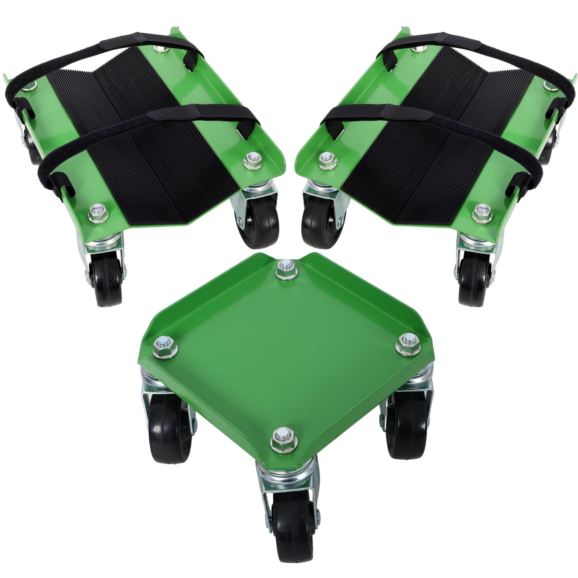 Boyel Living - 3Pack 1500lb Capacity Steel Wheel Dolly V Track 2.5 Inch Swivel Wheels - Green price history on PriceWatchPro