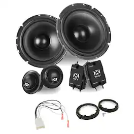 NVX - 2021-2024 Ford F-150 - 6.5-Inch N-Series Rear Speaker Upgrade Kit - Black