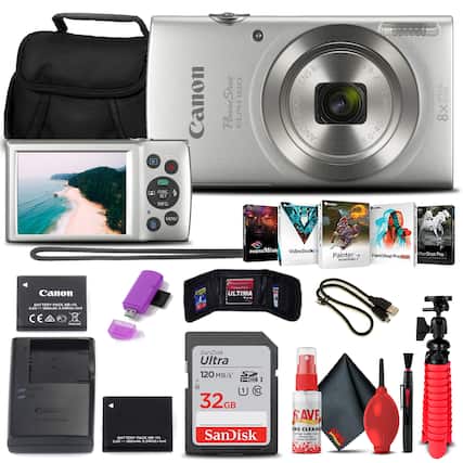 Canon PowerShot ELPH 8x LENS ZOOM 2-6.9 1: 0mm 5.0-40 OPTICAL ZOOM 8x ATE A UNC SET INFO PoumL - MENU PHOTOMira VideoStudio Painter essentials PaintShop PVO AfterShot Pro Canon ULTIMA BATTERY PACK -1 aB mAn .50m/Sa CE CHANDE DL Canon BATTERE RRDRAPO BATIERY PALA N8-T1L aE umAn wdmianl SanDisk Ultra 120 MB/s 32GB SanDisk AVE LCTRONICS INS CLEANE & Lame - - - -a - GAVE