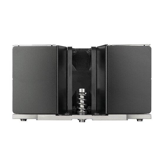 Angle. SilverStone - SST-XE02-SP5B 2U small form factor server/workstation CPU cooler for AMD SP5 sockets - Black.