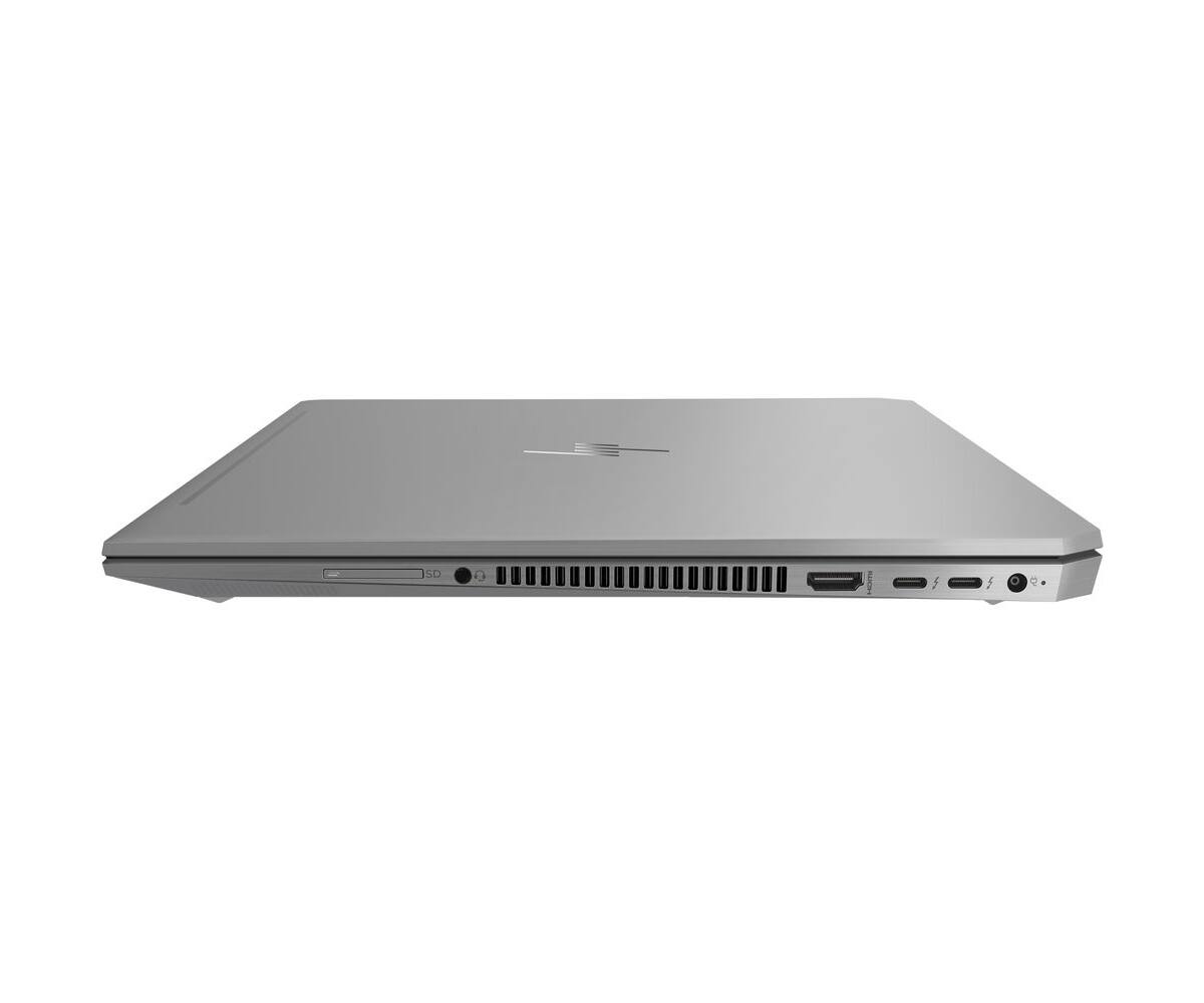 Left. HP - HP ZBook Studio G5 Core i7-9850H 2.6GHz, 32GB, 512GB SSD, 15.6" FHD, Windows 11 Pro (Refurbished) - Dark Gray.